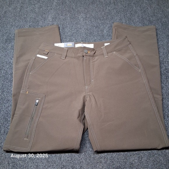 NWT Ariat Womens Rebar Perfect Rise Straight Leg Dritek Softshell Pants Size 30 - Picture 2 of 13